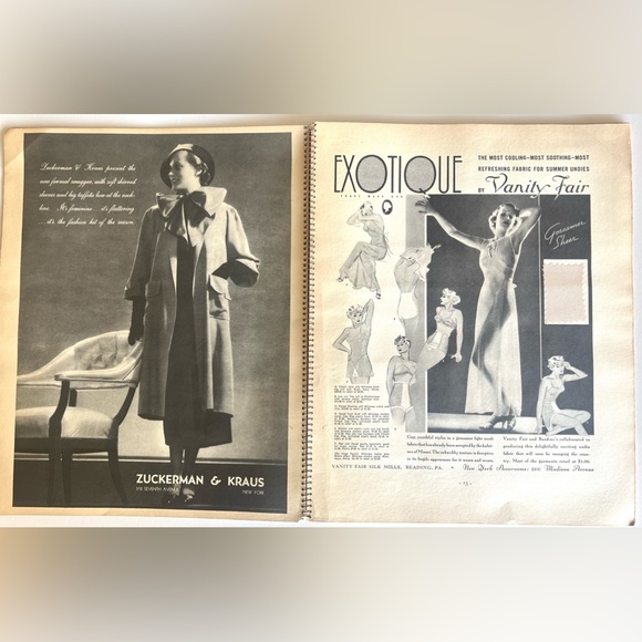 Dessie Barr 1933 Fashions Art Vol 1 No 4, Spiral Bound, Extremely RARE - Picture 14 of 16